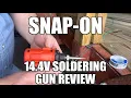 Tool review Snap-On 14 4V wireless soldering gun
