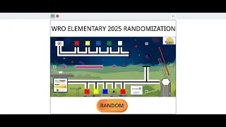 WRO Elementary 2025 Randomization Tool Made in Scratch