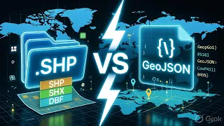 Shapefile vs GeoJSON Explained Best Format for QGIS ArcGIS Web Mapping
