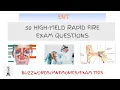 ENT Exams Prep 50 High Yield Questions Review