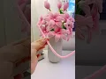Handmade diy pipe cleaner lily flowers