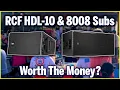 RCF L-10-A and RCF 8008 Subs - Are They Worth The Money