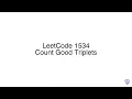 LeetCode 1534 Count Good Triplets