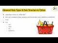 Advanced Data Types - Part 1 PDS07 by Myanmar Data Science