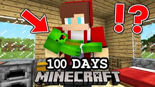 Download I Survived 100 Days With A Baby in Minecraft MP3