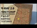 HOW TO ADD TEXTURE BUMP DISPLACEMENT AND TRANSPARENCY MAPPING IN V-RAY