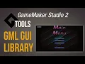 Instant menue with buttons for GameMaker Studio 2 Gml Gui Library