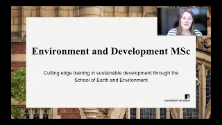 Introduction Talk - Environment and Development MSc