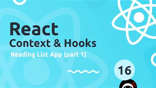 React Context Hooks Tutorial - Reading List Project part 1