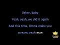 Usher - Scream (Karaoke Version)