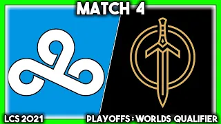 THE TRIGLYPH (LCS 2021 CoStreams | Playoffs: Worlds Qualifier | Match 4: C9 vs GG)