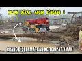 Lagu M3ncekam || TIBA-TIBA HUJAN DERAS, CRANE DISELAMATKAN KE LOKASI AMAN