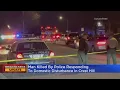 Police officer stabbed suspect shot and killed in Crest Hill