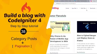 Category Posts with Pagination in CodeIgniter 4