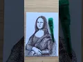 Squiggle wiggle pen vs Mona Lisa
