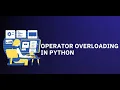Operator Overloading using Python in Tamil Python Tutorial for Beginners