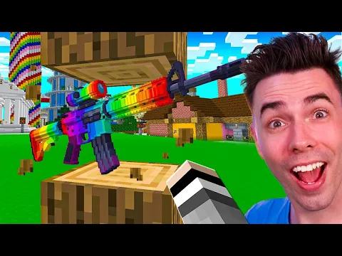 Video Thumbnail: MINECRAFT ale z BLOKÓW DROPIĄ LOSOWE BRONIE!