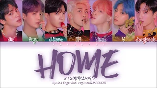 BTS 방탄소년단 HOME Color Coded Lyrics Eng Rom Han 가사 