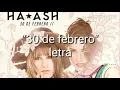 “30 De Febrero”-letra- (HA-ASH ft. Abraham Mateo)