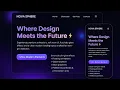 Futuristic Animated Landing Page Using HTML CSS JS Modern UI Design IT World