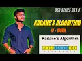 Kadane s Algorithm Maximum Subarray Sum DSA Series