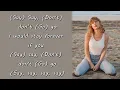 Taylor Swift - Say Don't Go (Taylor's Version) (From The Vault) (Lyrics)