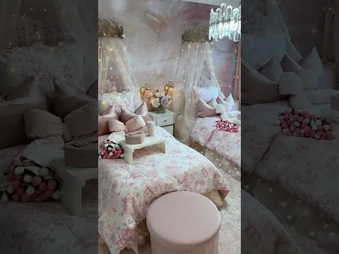 Room makeover for my daughters 🤩 #bedroomdecor #organize #momlife #organization #desksetup
