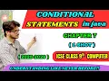 Conditional Statements in Java ICSE Class 9 Computer Chapter 7 if else switch case explanation