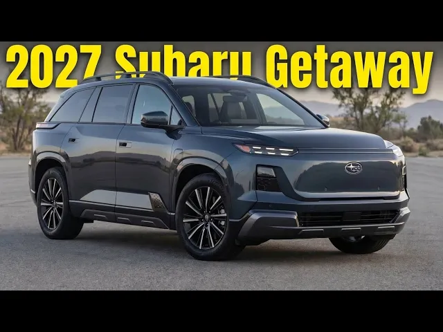 2027 Subaru Getaway Touring: Rugged 3-Row EV Designed for Real Adventure
