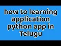 learn python languages very accessible for blind python programming using Android screenreaderTelugu