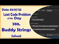 859 Buddy Strings C Leetcode Daily Challenge