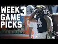 Week 3 Game Picks in Under 3 Minutes NFL Highlights