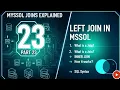 LEFT JOIN in MySQL Part 23