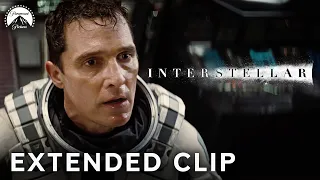 Interstellar Docking Scene Matthew McConaughey Matt Damon Anne Hathaway Paramount Movies