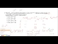 Sample AP Chemistry Multiple-Choice Calculation Questions