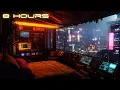 Download Lagu Blade Runner Outpost: Cyberpunk Ambience | 8 Hours of Calming Music \u0026 Rain for Deep Focus \u0026 Sleep