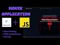 Javascript movie application