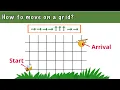 How to move on a grid - grade 1