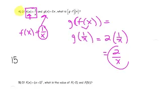 Pre-Calculus - Unit 1 Lesson 3