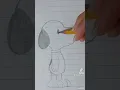 Drawing Snoopy Easy