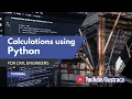 Calculations using Python Programming for Civil Engineers - 01 ilustraca Sandip Deb