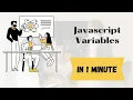 Javascript variables in 1 minute Sinhala Javascript Episode 3