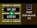 PHP Include Vs Require