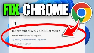How To Fix Chrome This Site Can t Provide a Secure Connection