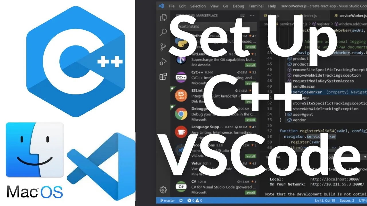 Set Up C++ Development With Visual Studio Code on Mac | VSCode C++ Development Basics MacOS