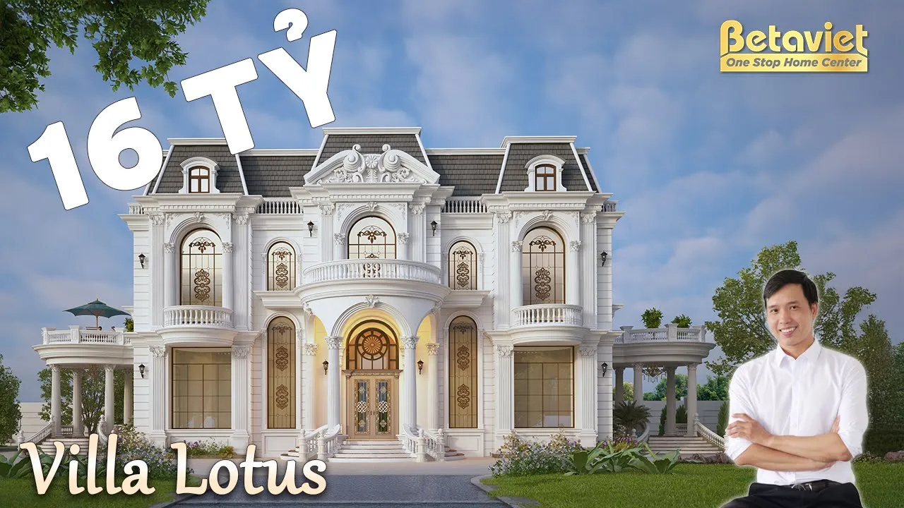 Thiết kế Lotus Villa biệt thự 16 tỷ đẹp nhẹ nhàng giữa thiên nhiên