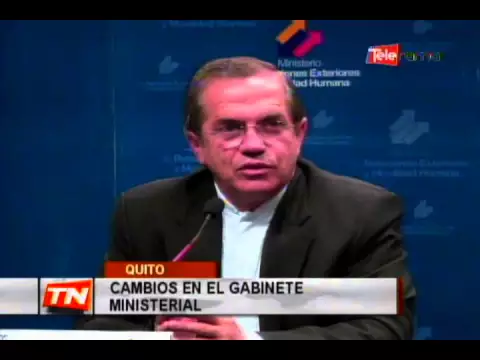 Cambios en el gabinete ministerial