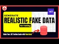The FASTEST Way to Generate Test Data for Your NET App
