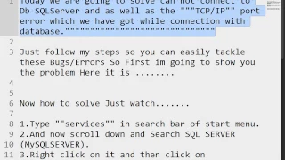Java SQL connection error and Cannot coonect to sqlserver Solved