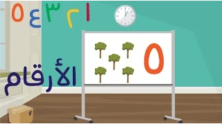 عالم مرح الأرقام من 1 الى 5 Arabic Numbers 1 5 